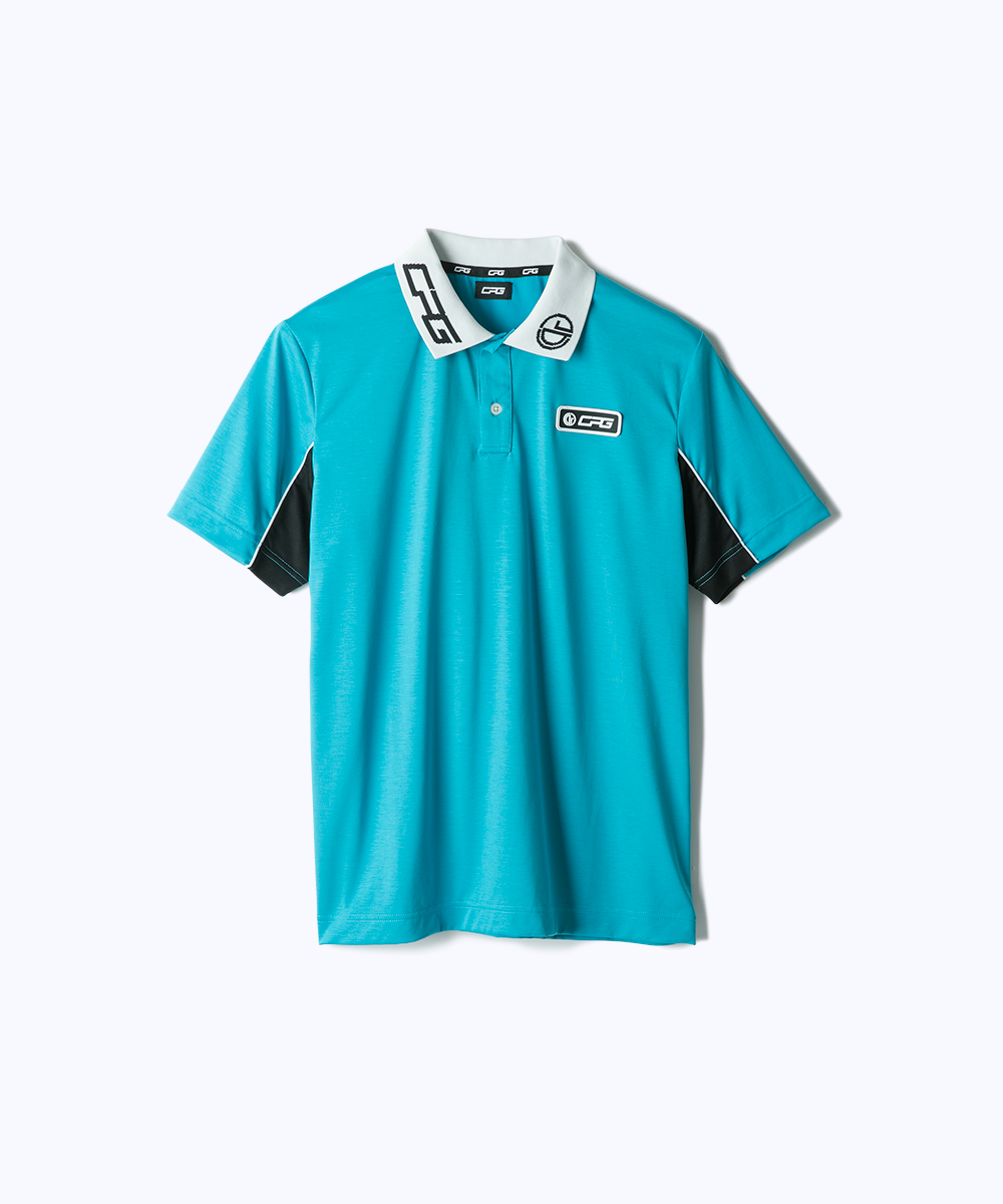 Jacquard collar polo shirt（ジャカードカラーポロシャツ）