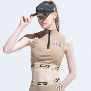 high neck cropped top(ハイネッククロップドトップス)