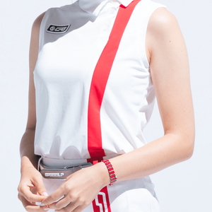 bicolor sleeveless shirt(バイカラーノースリーブシャツ)