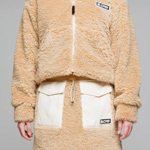 cropped faux fur blouson(クロップドフェイクファーブルゾン)