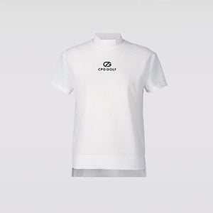 LIGHT MESH MOCK NECK SS