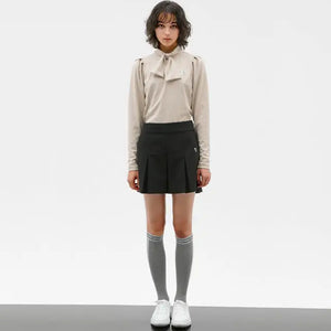 【9월 9일 이후 출하】 【New Arrival】2WAY 스트레치 큐롯
