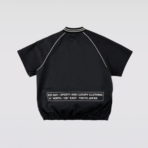 MOCK NECK SS WITH POCKET