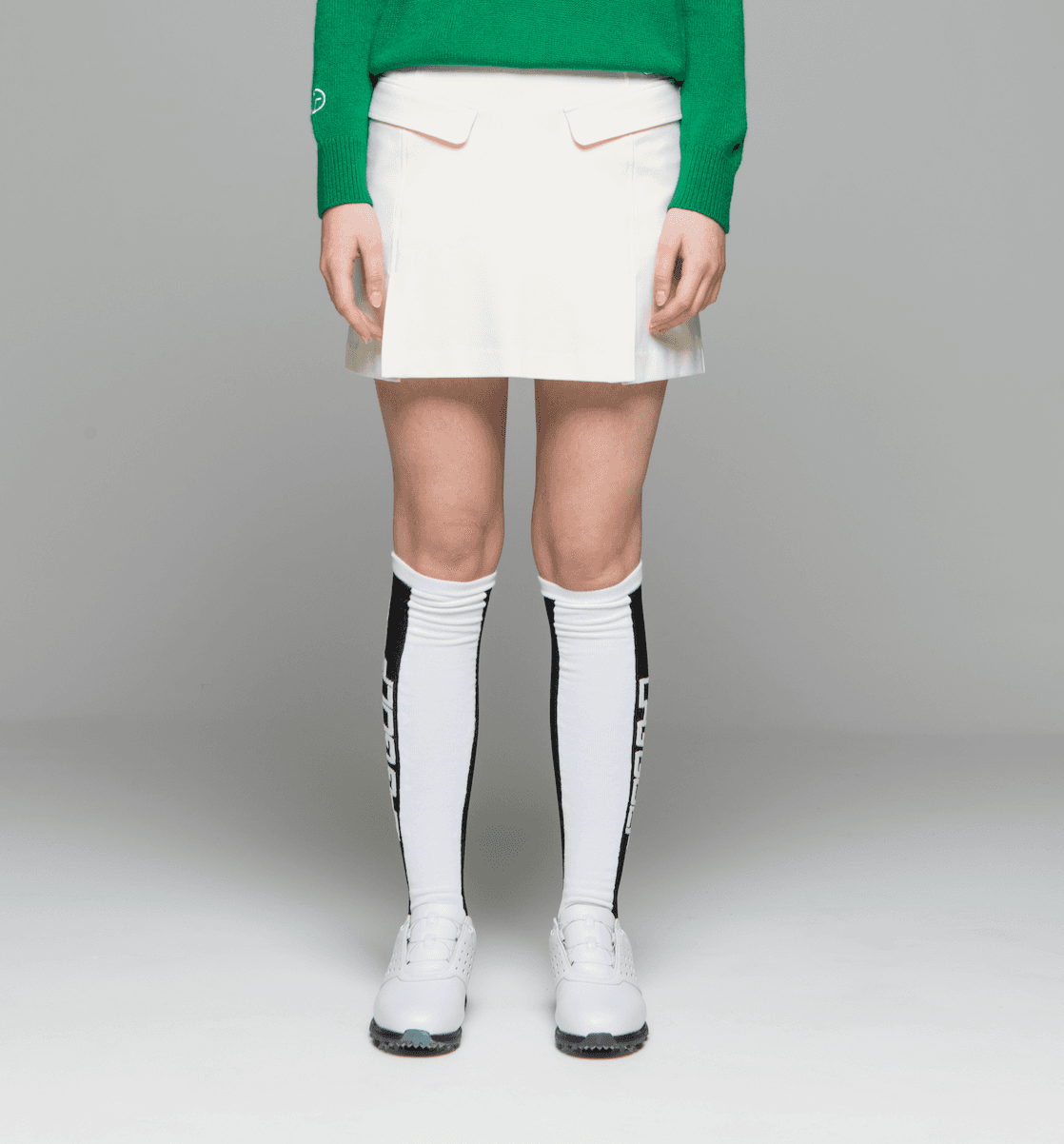 CPGGOLF ブラッシュライニングスカート ホワイト brushed lining skirt（ブラッシュライニングスカート） – CPG