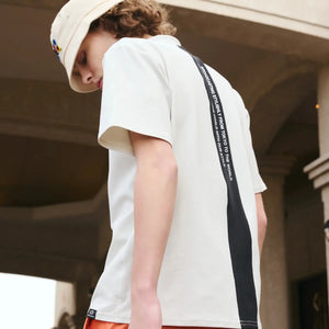 BACK LINE MOCK NECK SS | MEN