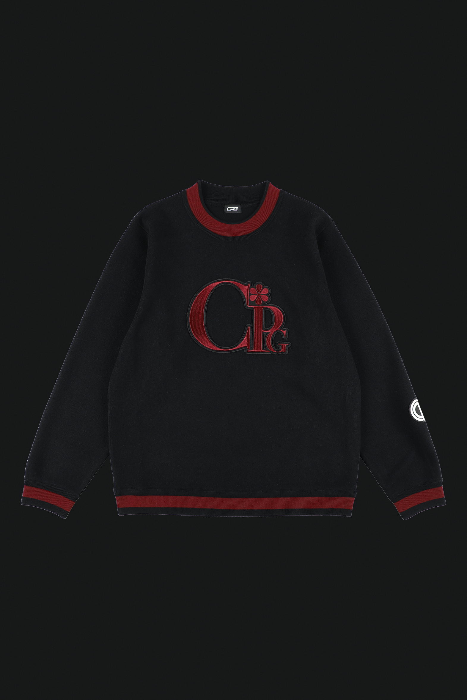 flower logo line sweater（フラワーロゴラインセーター） – CPG GOLF