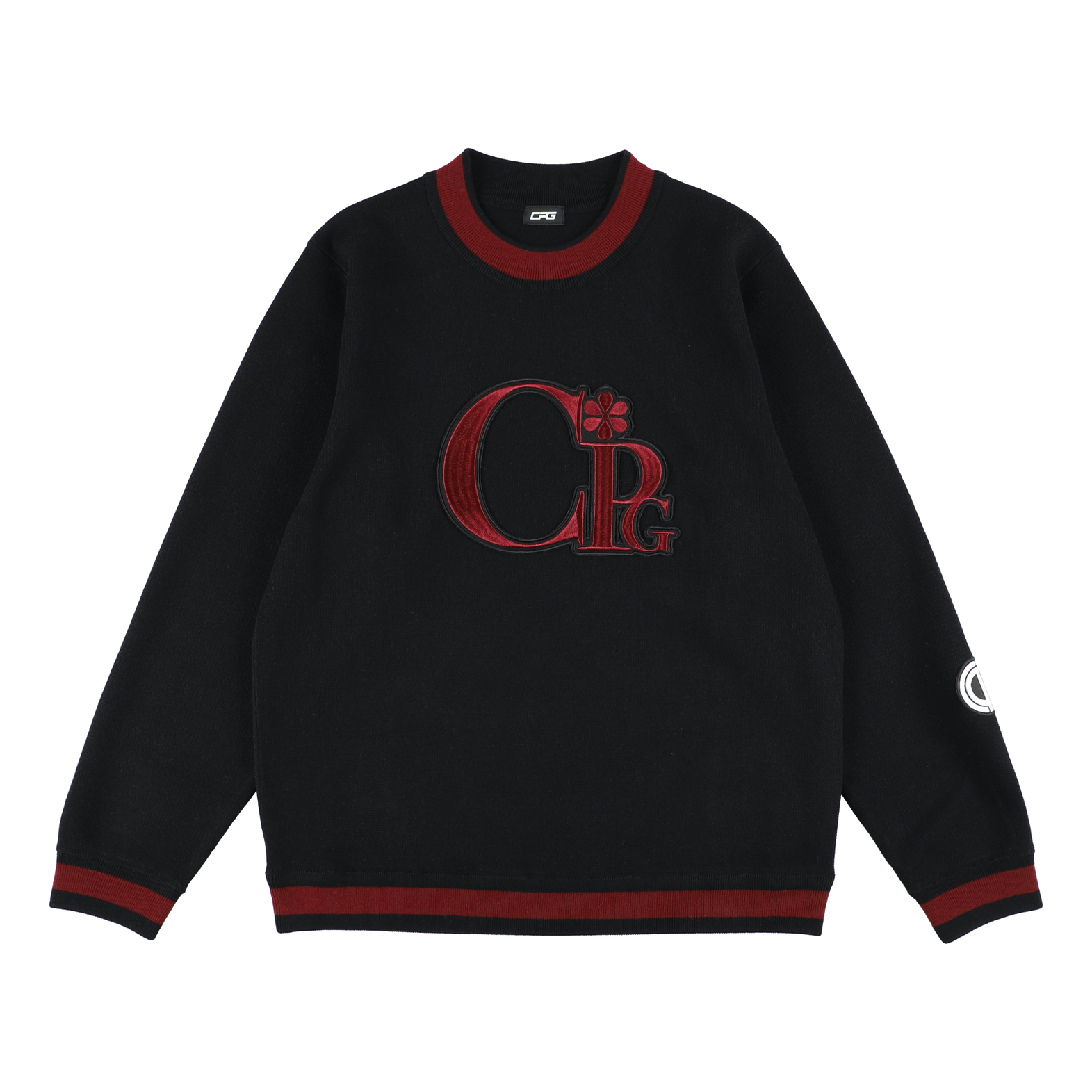 【Sample】フラワーロゴラインセーター | MEN