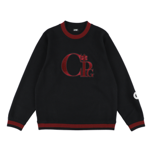 【Sample】フラワーロゴラインセーター | MEN