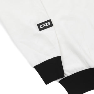 【Sample】Middle neck logo motif knit sweater | MENS | MEN