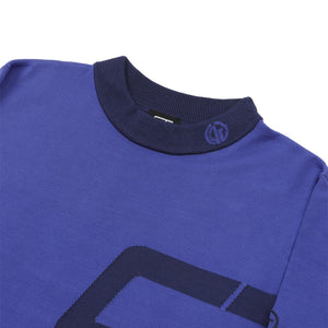 【Sample】Middle neck logo motif knit sweater | MENS | MEN