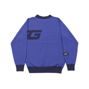 【Sample】Middle neck logo motif knit sweater | MENS | MEN