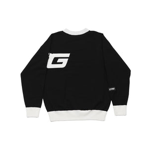 【Sample】Middle neck logo motif knit sweater | MENS | MEN