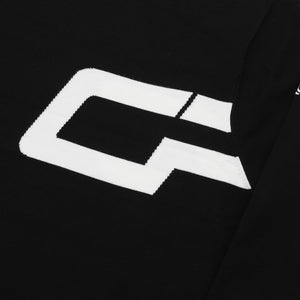 【Sample】Middle neck logo motif knit sweater | MENS | MEN