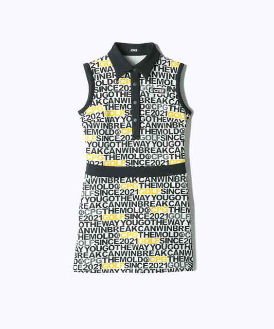 sleeveless stretch polo dress (민소매 스트레치 폴로 원피스)