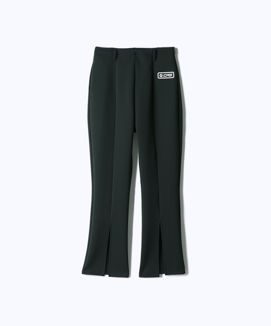 high slit flared pants(하이슬릿 플레어 팬츠)