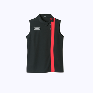 【9월 9일 이후 출하】 bicolor sleeveless shirt(바이 컬러 민소매 셔츠)