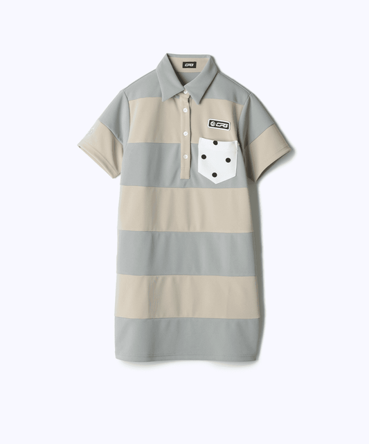 【Sample】BIGボーダーワンピース