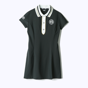 【Sample】リブポロワンピース