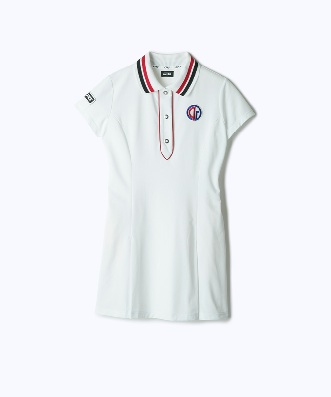 【Sample】リブポロワンピース