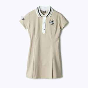 【Sample】リブポロワンピース