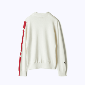 【Sample】Vネックサイドロゴニット