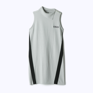 【9월 9일 이후 출하】 Bicolor sleeveless knit dress(바이 컬러 민소매 니트 드레스)