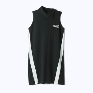 【9월 9일 이후 출하】 Bicolor sleeveless knit dress(바이 컬러 민소매 니트 드레스)