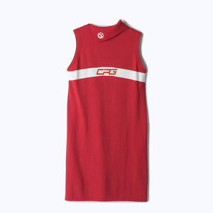 【9월 9일 이후 출하】 Bicolor sleeveless knit dress(바이 컬러 민소매 니트 드레스)