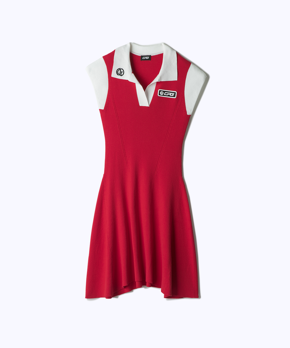 【Sample】スキッパーニットドレス