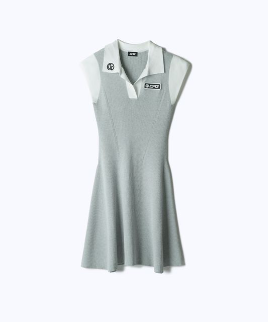 【Sample】スキッパーニットドレス