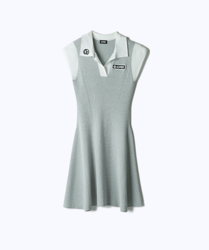 【Sample】スキッパーニットドレス