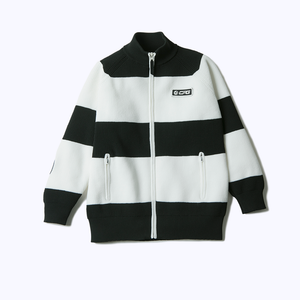 Border knit zip blouson（ボーダーニットZIPブルゾン）