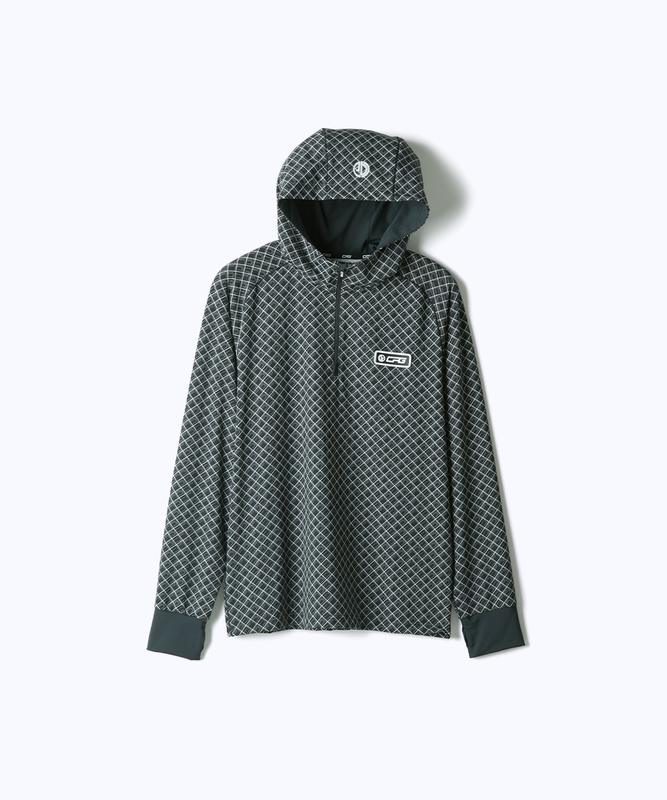 monogram print hoodie（モノグラムプリントフーディー）| MEN