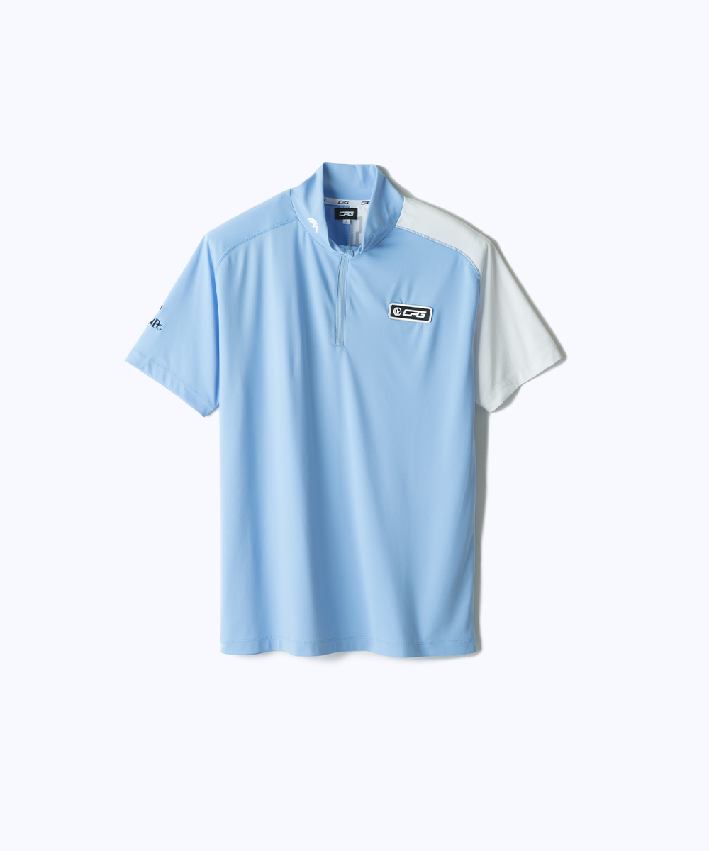 【Sample】バイカラーZIPモックネック | MEN