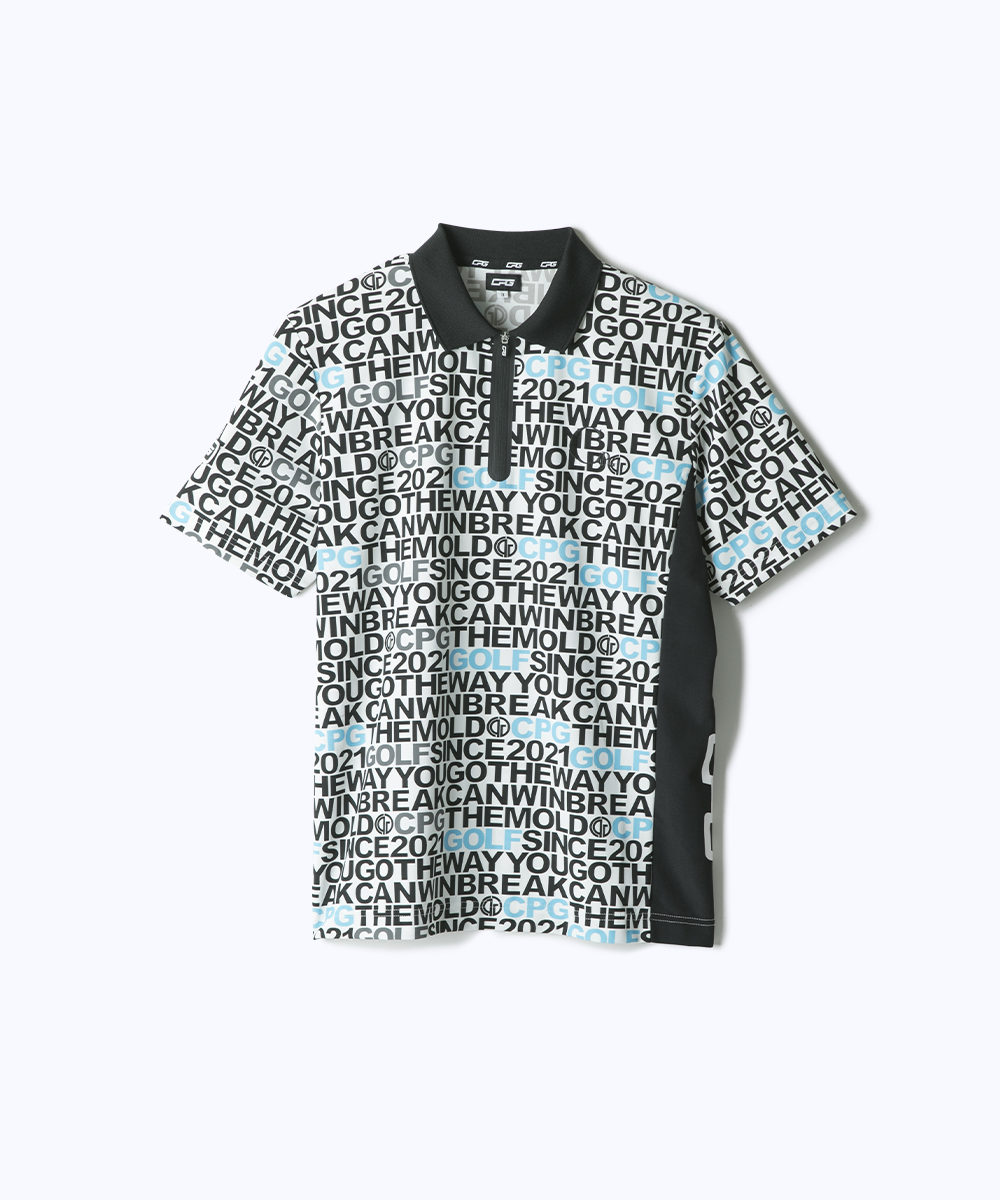 Bicolor zip polo shirt(바이 컬러 ZIP 폴로 셔츠)
