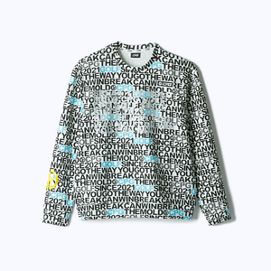 【9월 9일 이후 출하】 message logo pullover(메시지 로고 풀오버)