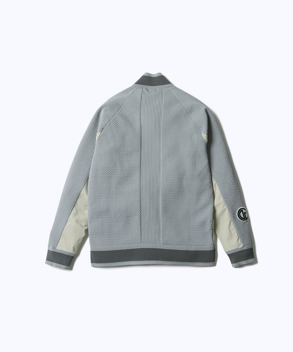 hybrid knit blouson (하이브리드 니트 블루존)