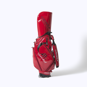 【Sample】エナメルPUバーハンドルタイプキャディーバッグ