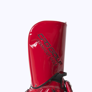 【Sample】エナメルPUバーハンドルタイプキャディーバッグ