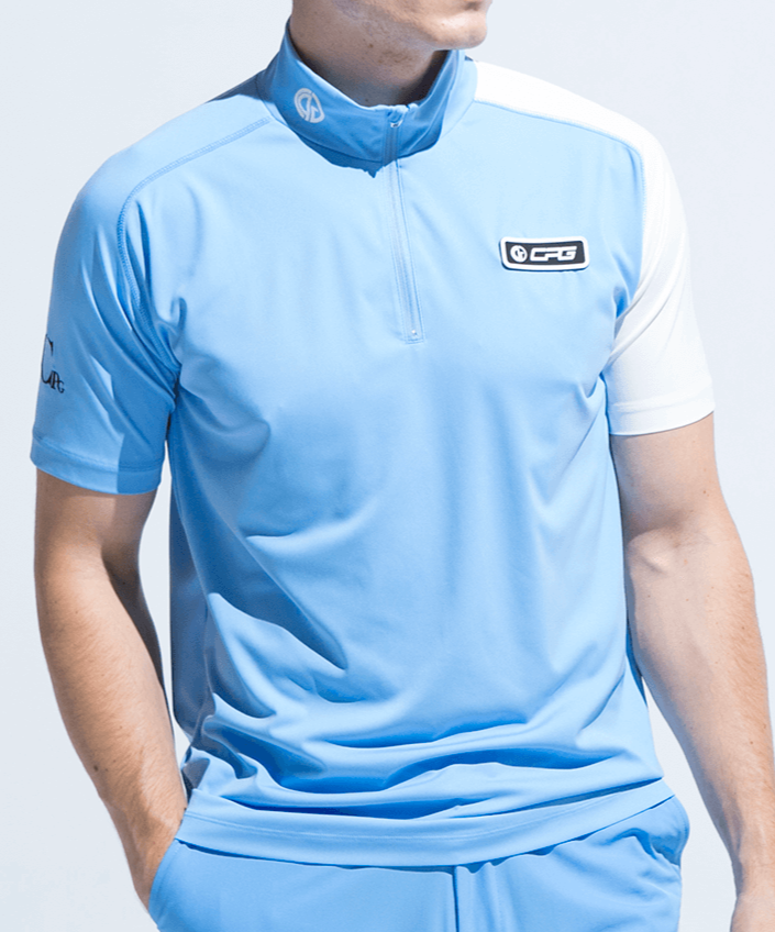 【Sample】バイカラーZIPモックネック | MEN