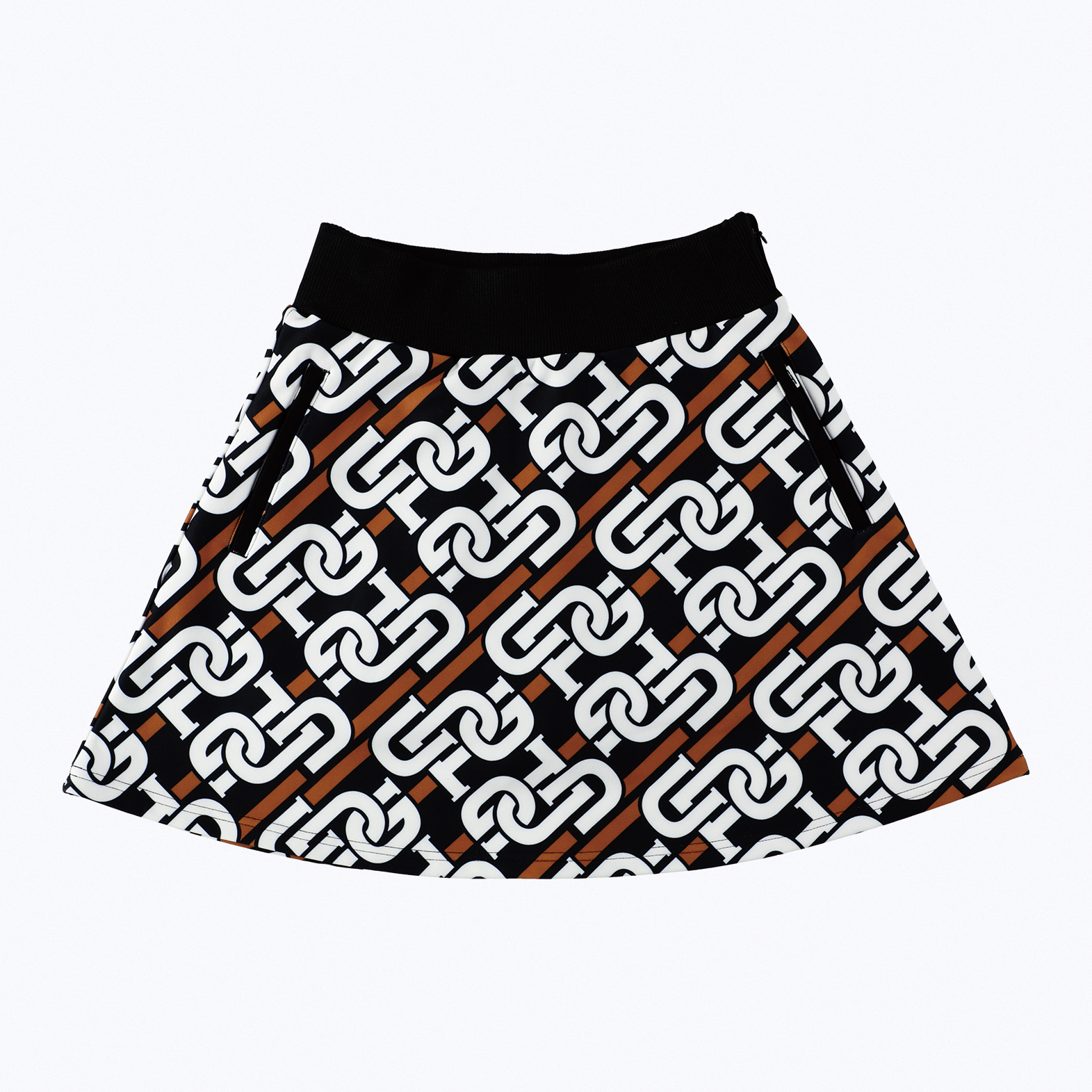 CHAIN LOGO GRAPHICAL SKIRT(チェーンロゴグラフィカルスカート) -sample-