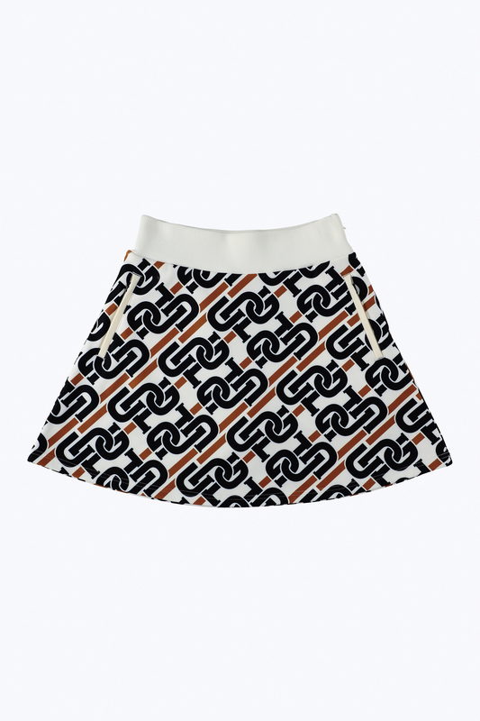 【Sample】チェーンロゴグラフィカルスカート