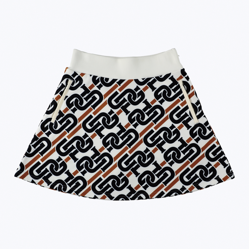 CHAIN LOGO GRAPHICAL SKIRT(チェーンロゴグラフィカルスカート) -sample-
