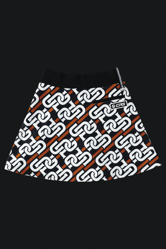 CHAIN LOGO GRAPHICAL SKIRT(チェーンロゴグラフィカルスカート)