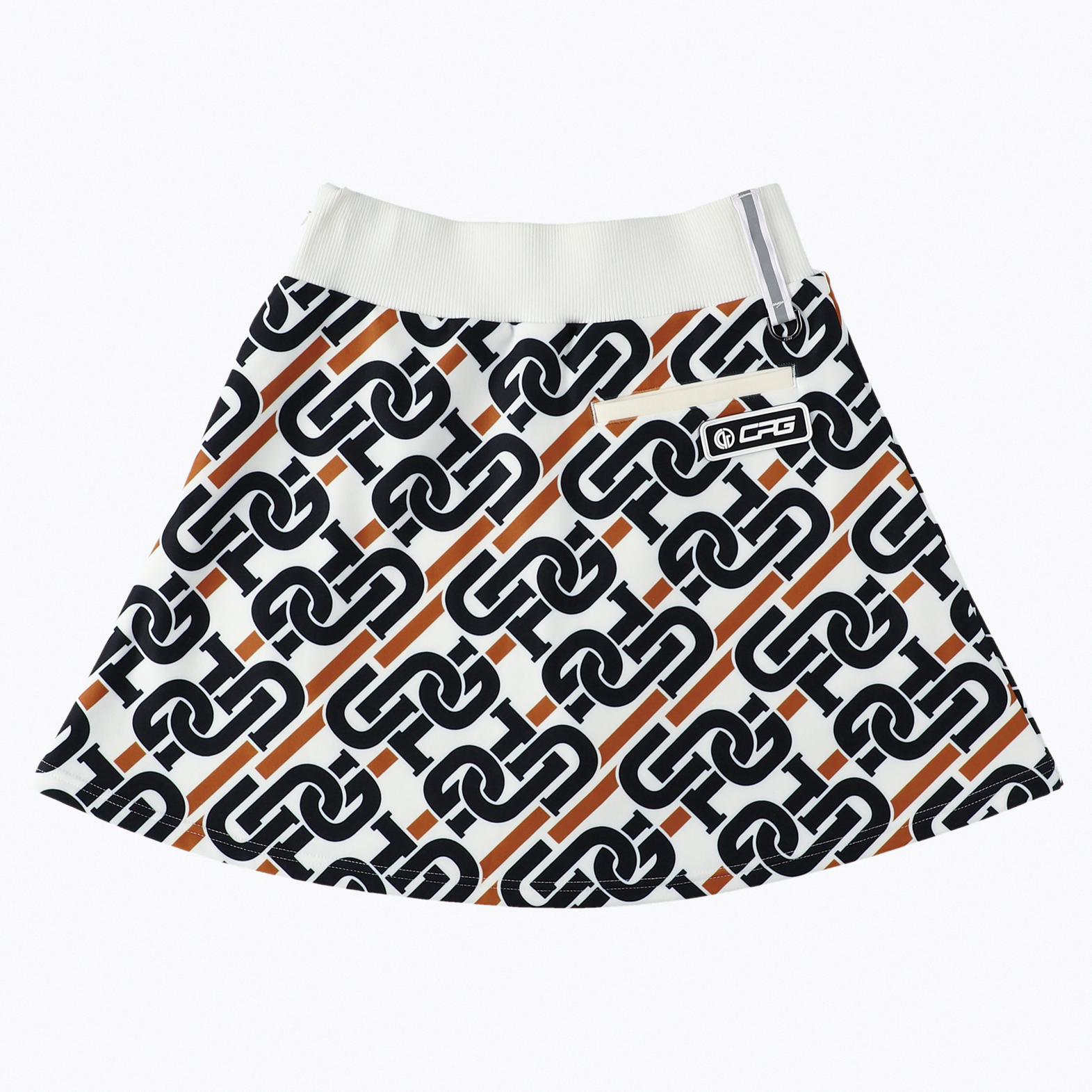 CHAIN LOGO GRAPHICAL SKIRT(チェーンロゴグラフィカルスカート) -sample-