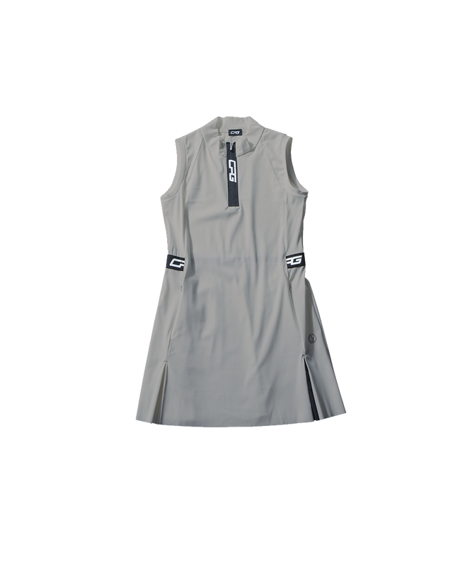 【Sample】ハーフジップスリーブレスワンピース　WOMEN