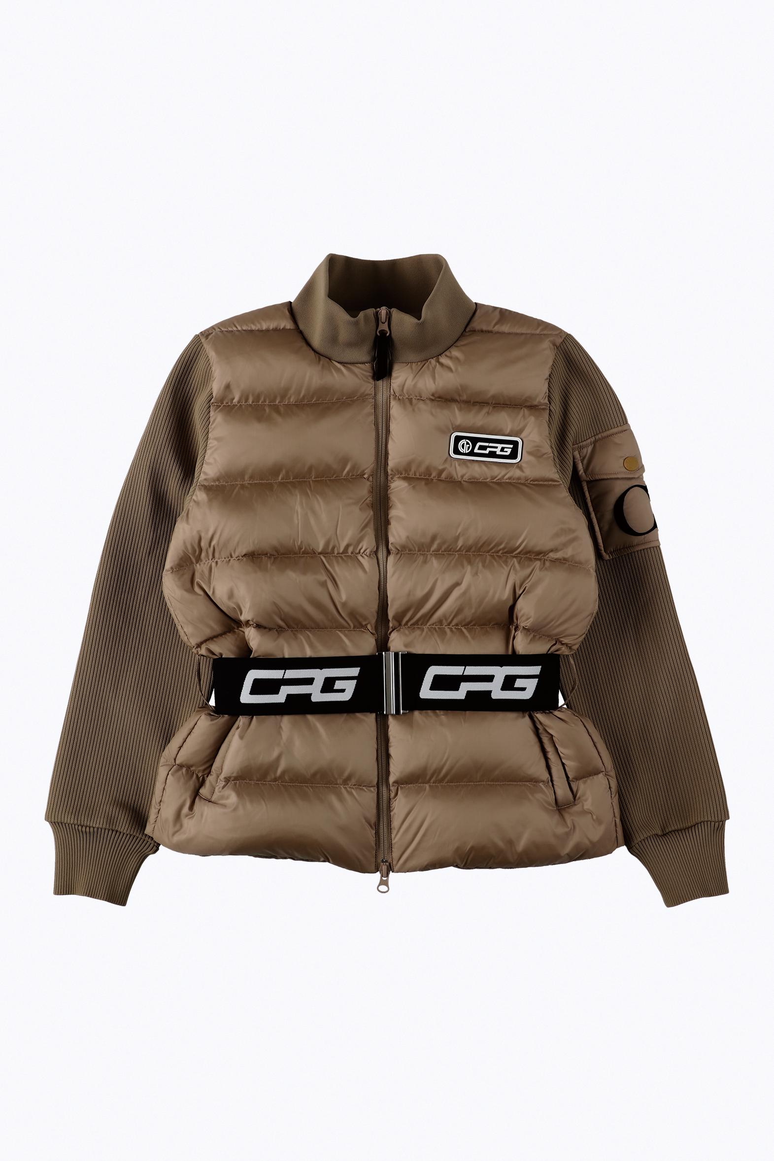 【Sample】スリーブニットダウンジャケット