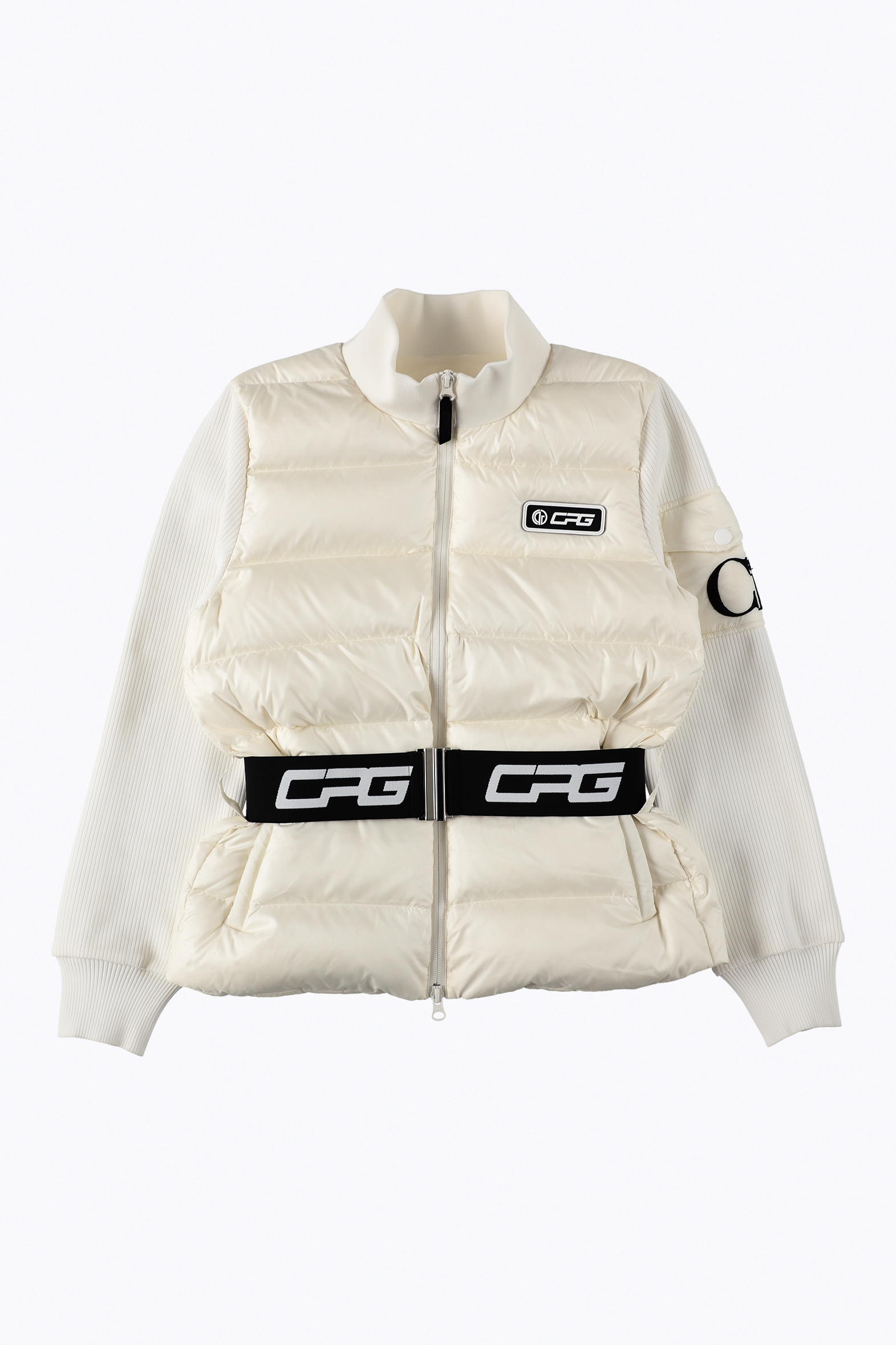 【Sample】スリーブニットダウンジャケット