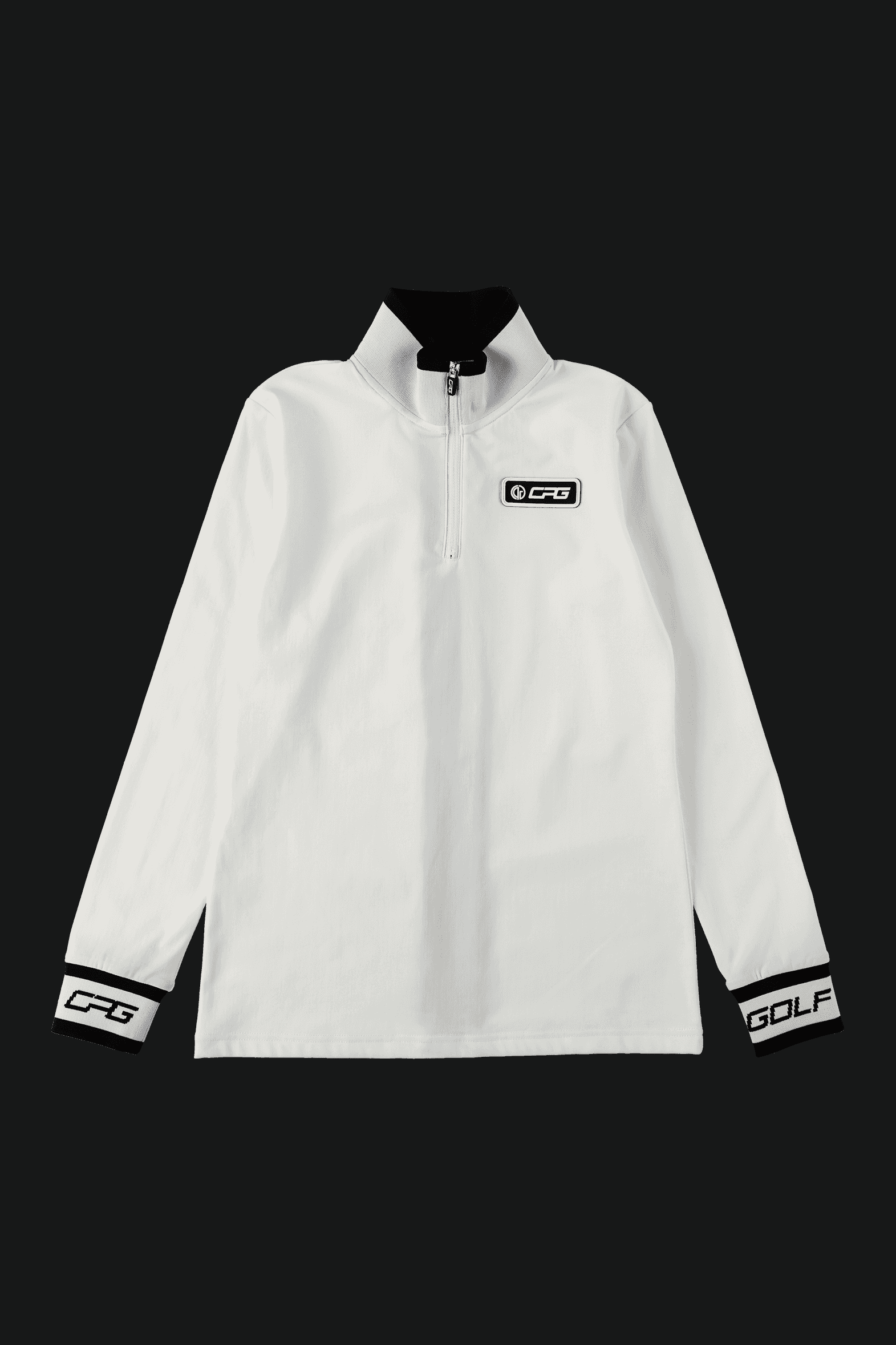 【Sample】ハイネックZIPラインモックネック