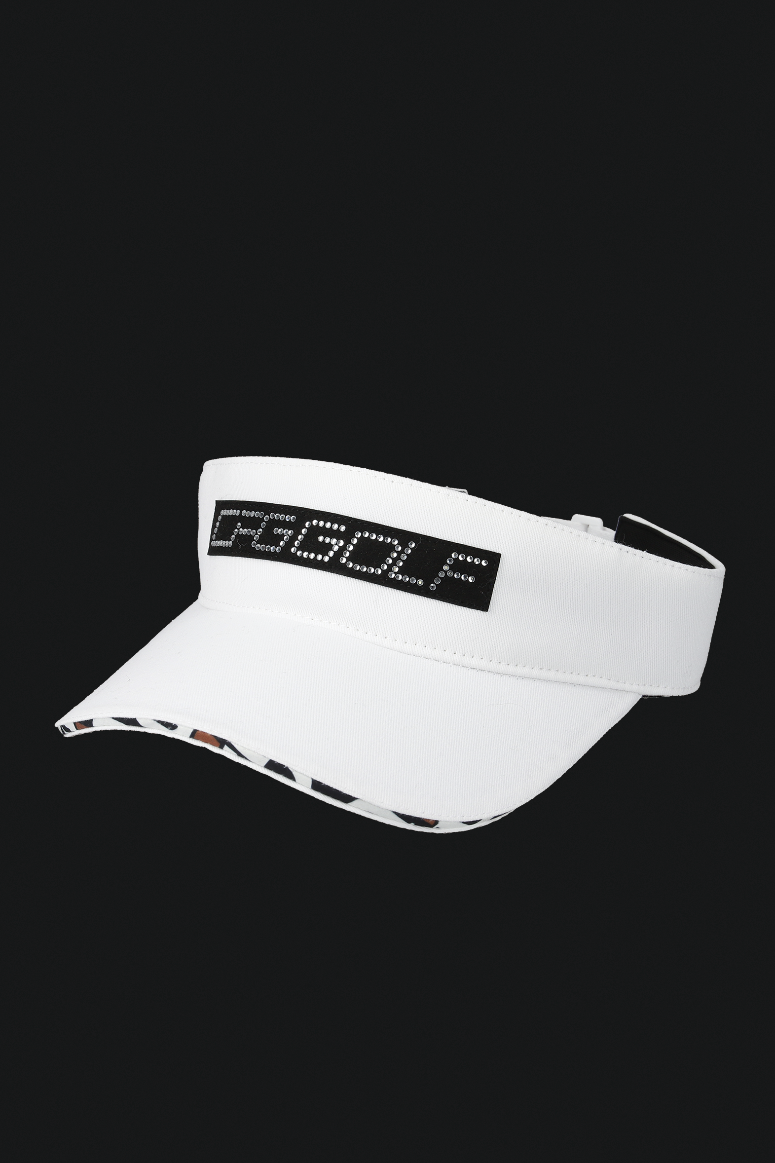 Luxury logo visor (럭셔리 로고 바이저)